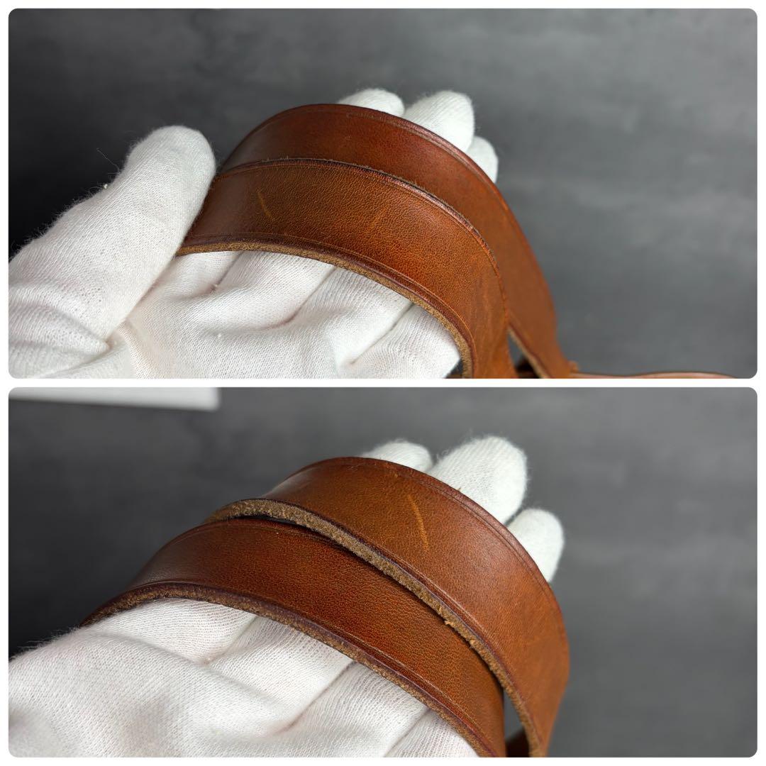 【美品】IL BISONTE イルビゾンテ ハンドバッグ 本革 オールレザー