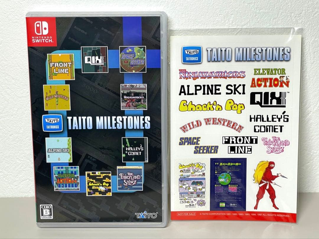 美品 タイトーマイルストーン ニンテンドースイッチ Amazon限定ステッカー付