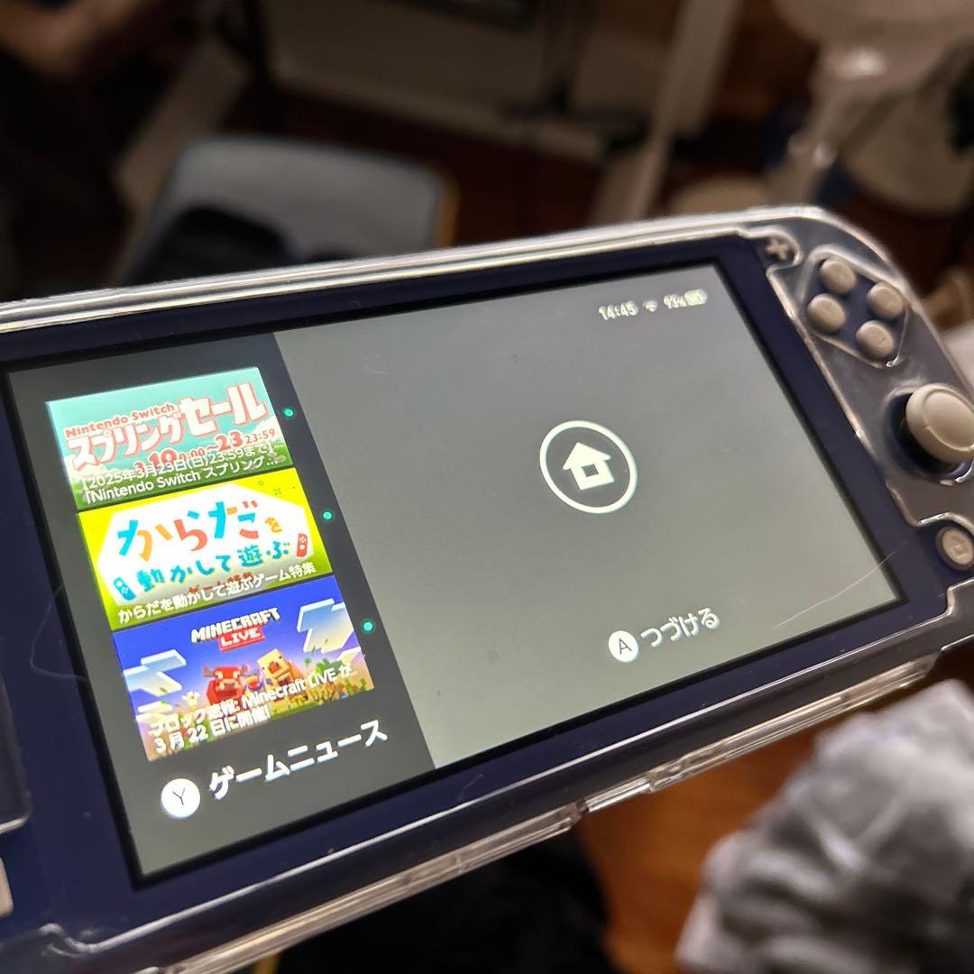 専用です。Nintendo Switch Lite 青色 本体と充電器とケース