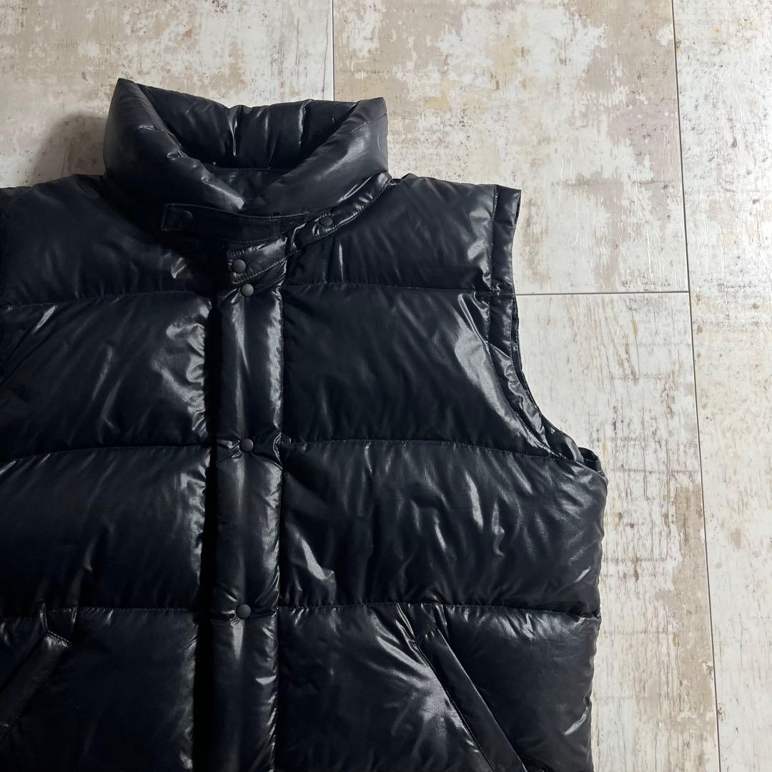 MONCLER モンクレール フランス製 青タグ ダウン ベスト ダークネイビー