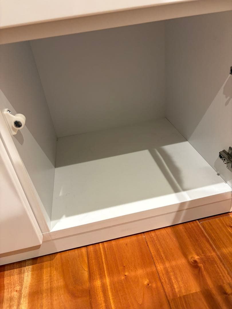 優さま専用 ホワイト キッチンボード 引き出し式収納 幅120cm