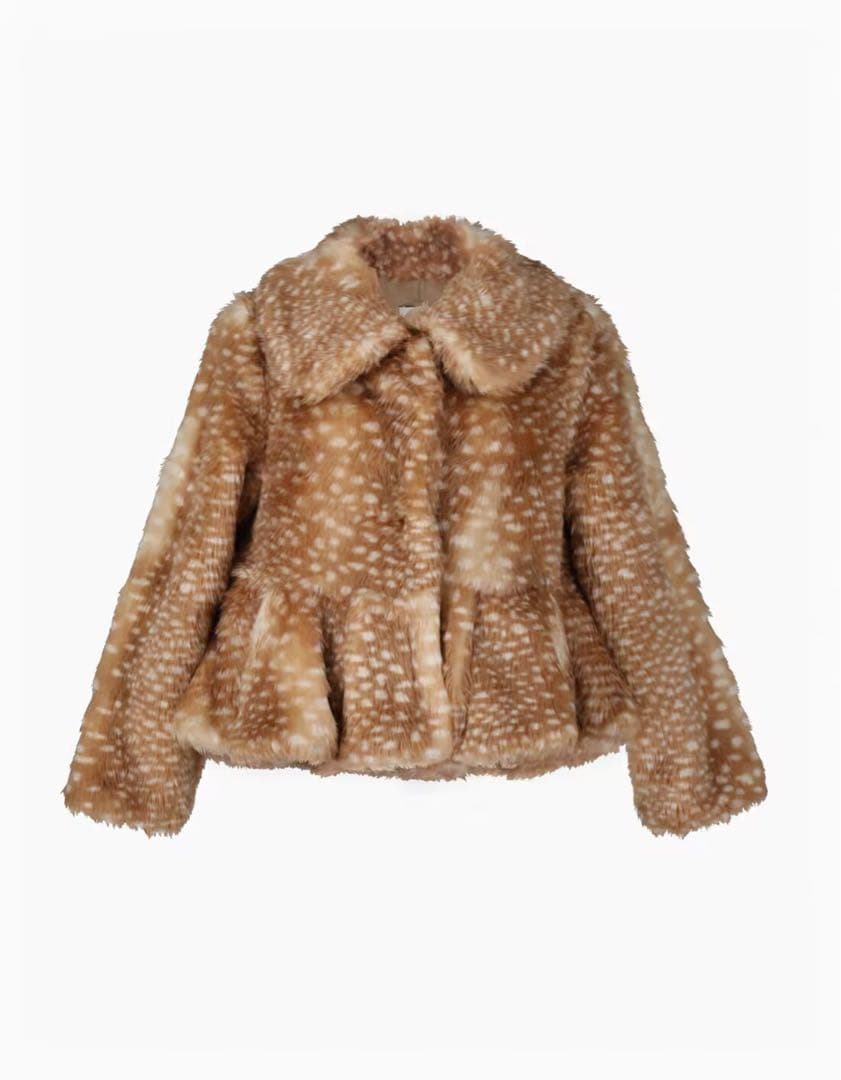 bibiy. DORA PEPURAMU FUR COAT 即日発送