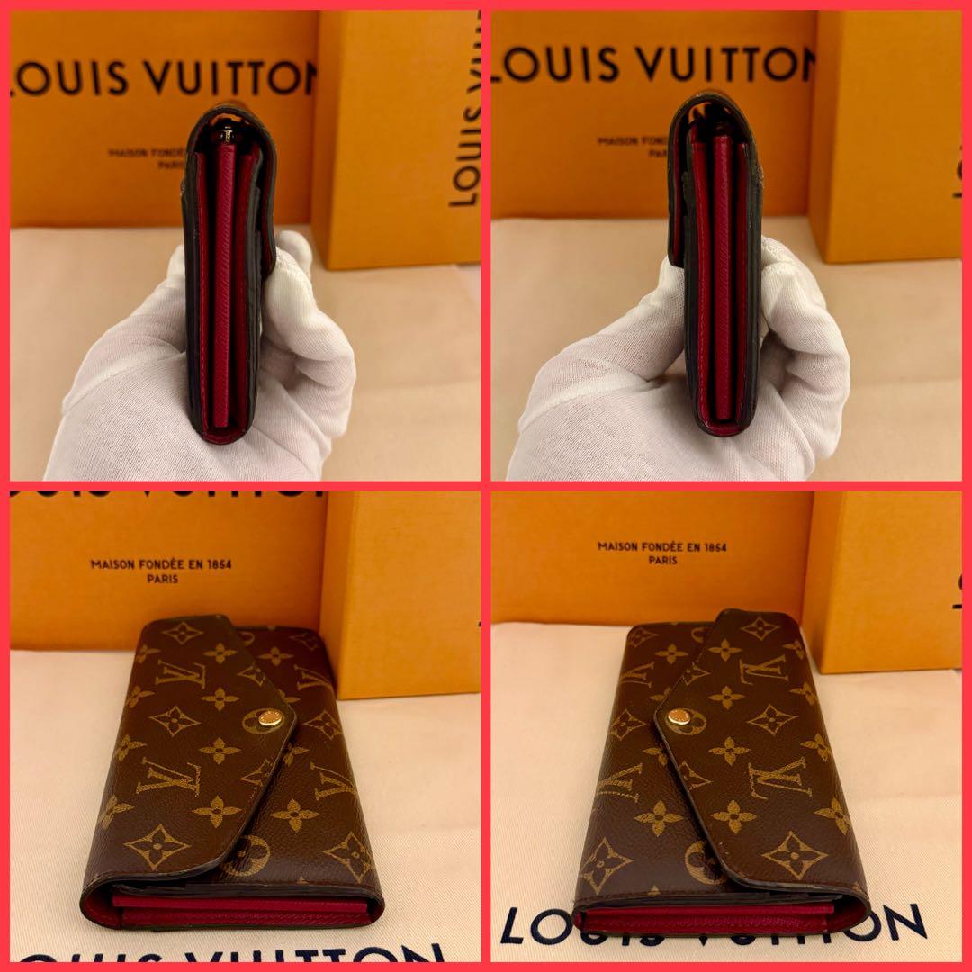 LOUIS VUITTON ポルトフォイユサラ　フューシャ　長財布