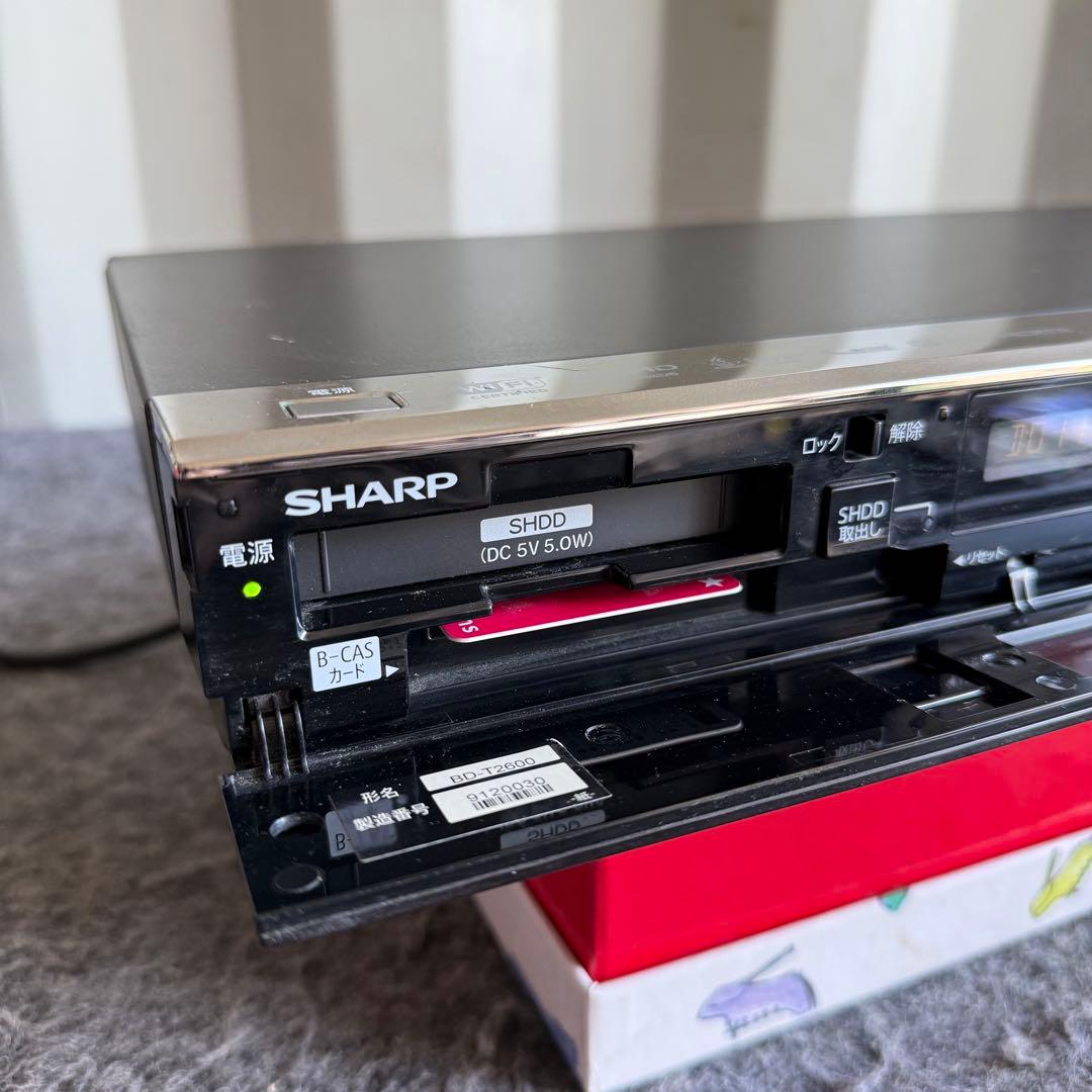 CK59✨ シャープ 2TB ブルーレイレコーダー AQUOS 3番組同時録画