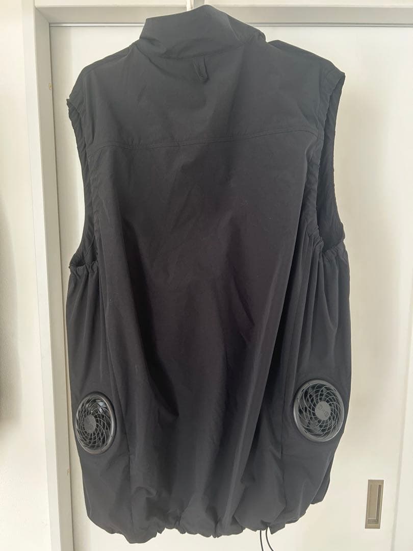 『美品』FreshService 空調服 黒 2ファン付き　Lサイズ