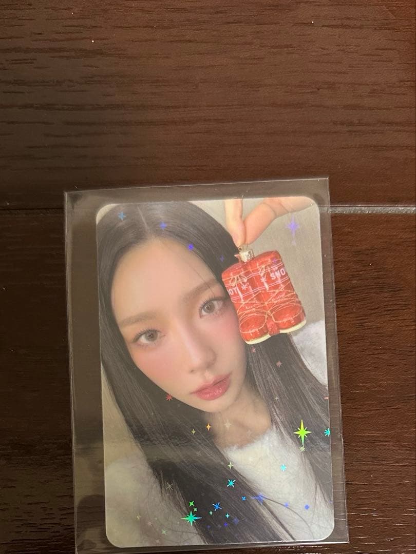 少女時代 テヨン ピンククリスマス2023 グッズ MD トレカ ホロ
