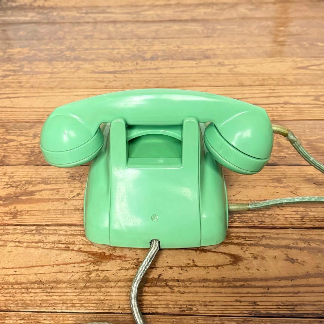 昭和 電話 黒電話 4号 レトロ 内線 電電公社 わかくさ ビンテージ 放送