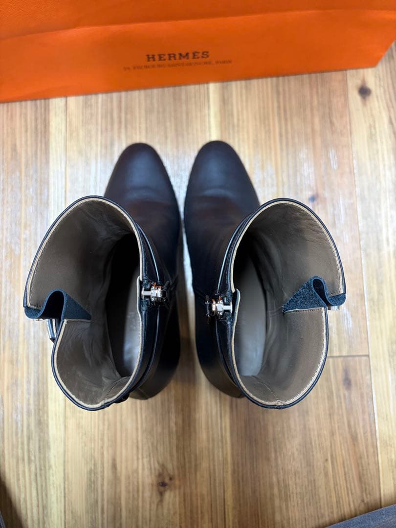 エルメス　ショートブーツ　サンジェルマン