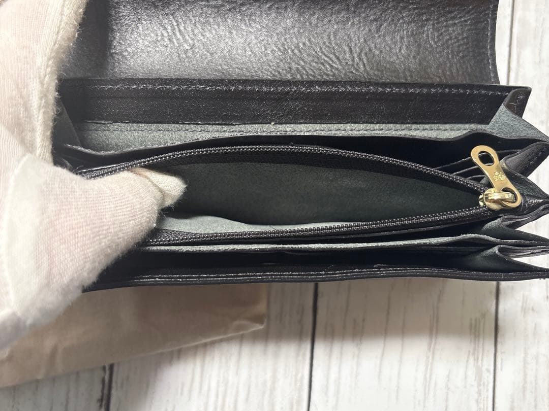 新品 イルビゾンテ ☆大人気☆ ロングウォレット 定番 ブラック 黒