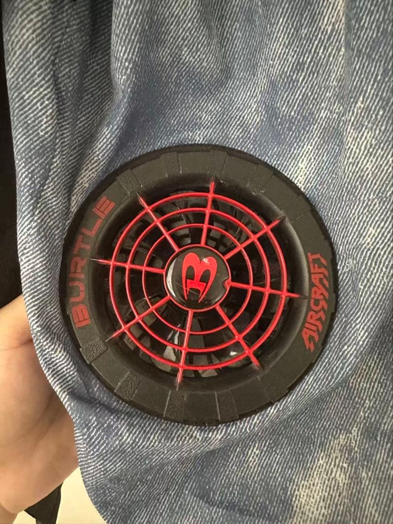 Burtle 迷彩柄 空調服　17V バートル　ファンバッテリー