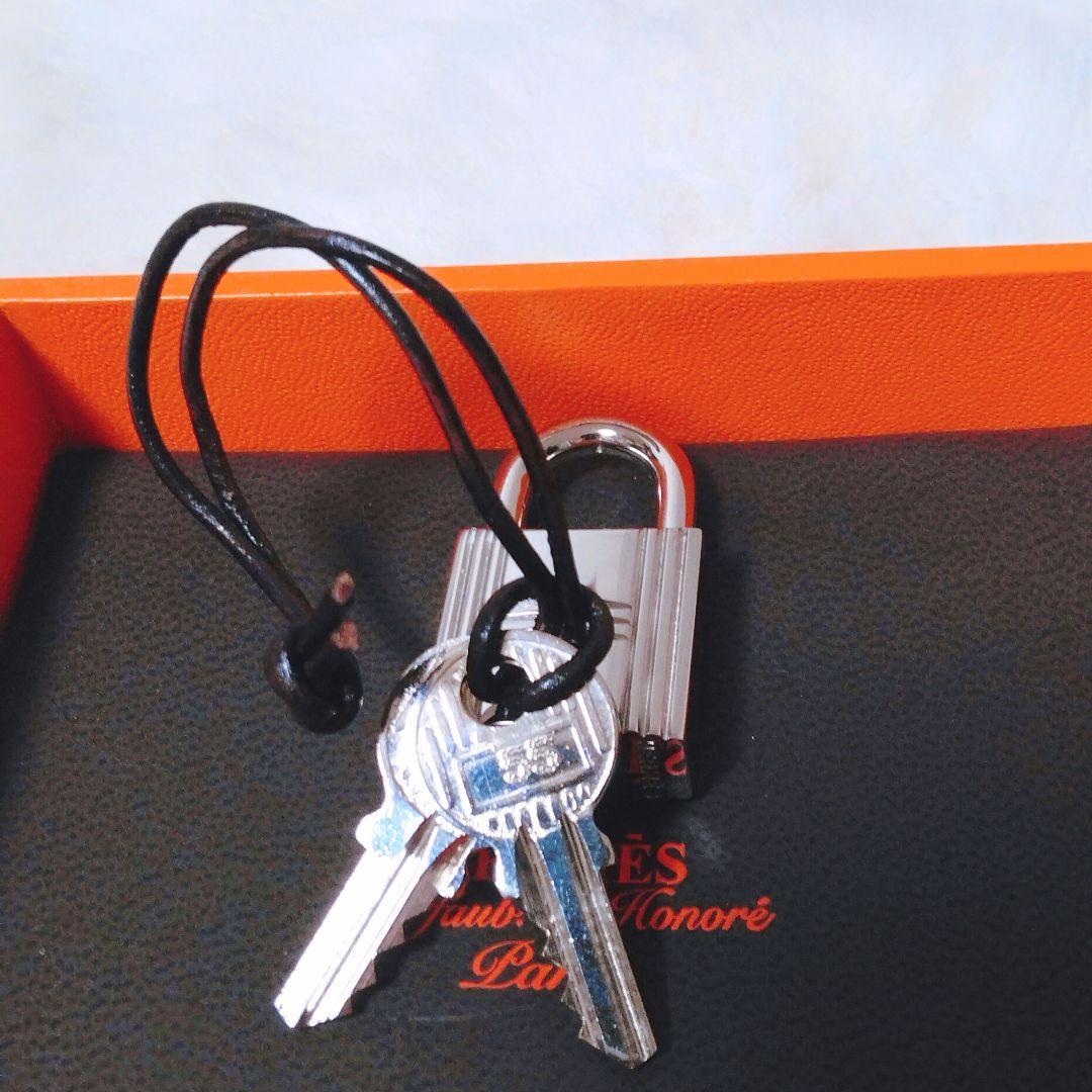 【美品】 HERMES エルメス カデナ南京錠　パドロック鍵2ケ