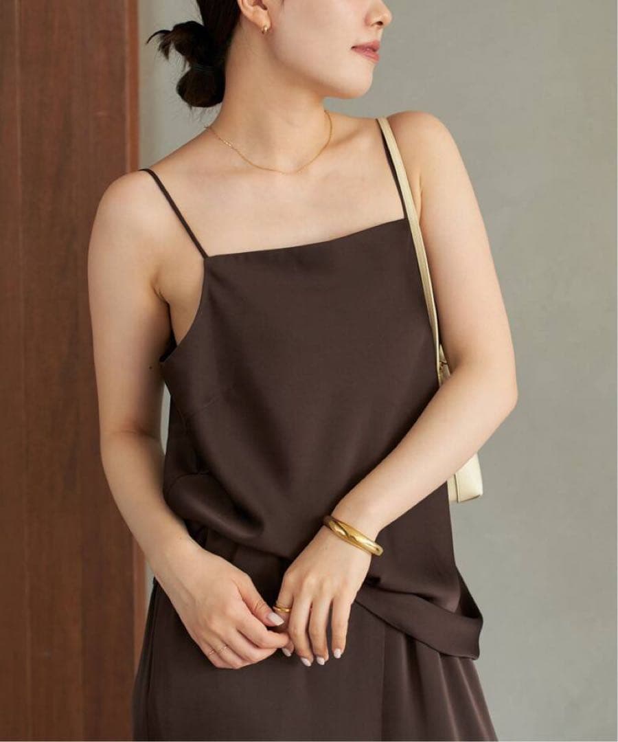 週末限定セール新品未使用タグ付き☆Plage dull satin キャミソール