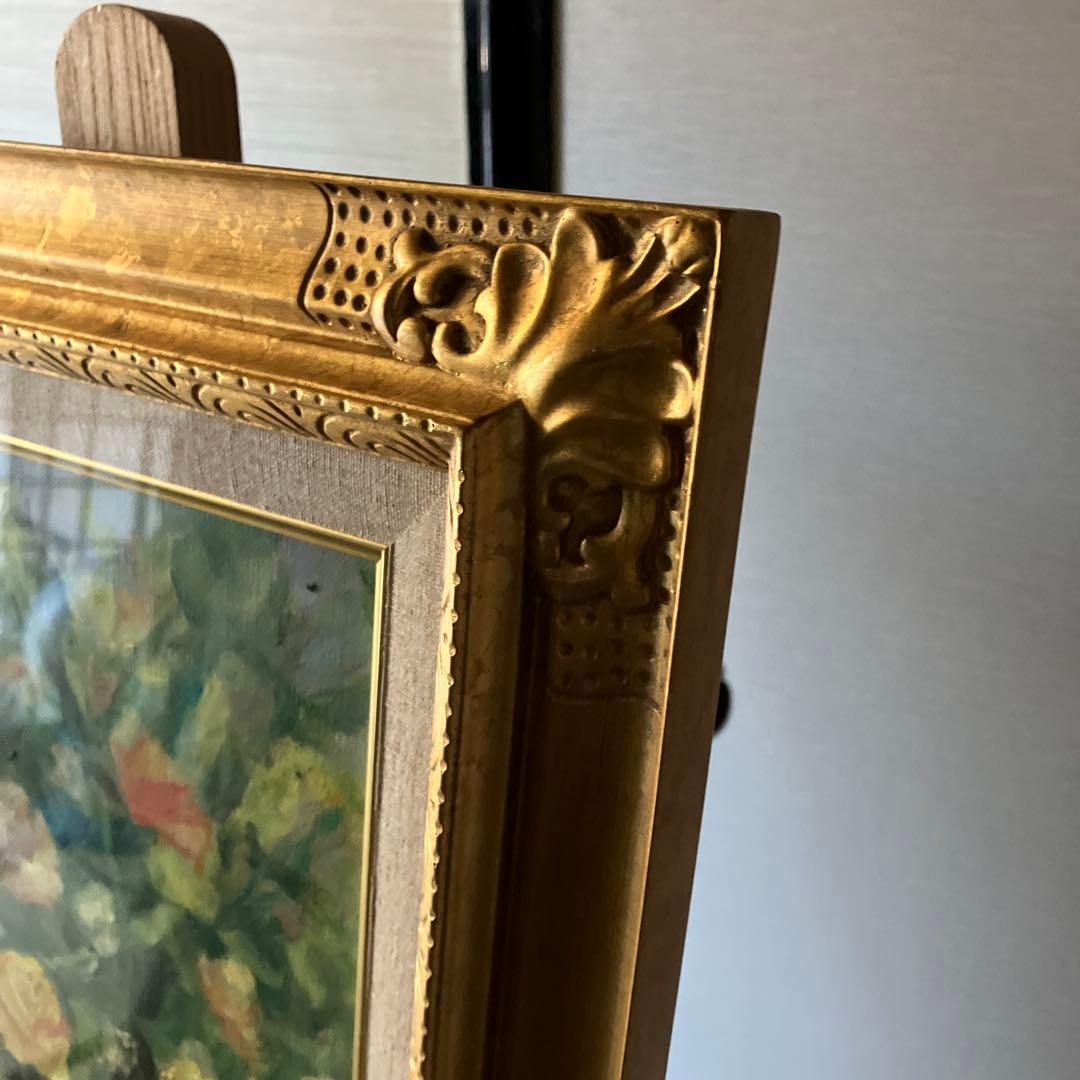 藤井一代　フェンス越しのバラ