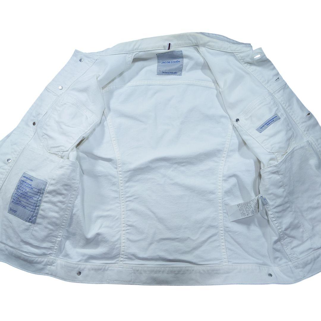 JACOB COHEN ヤコブコーエン 白 デニムジャケット S ストレッチ