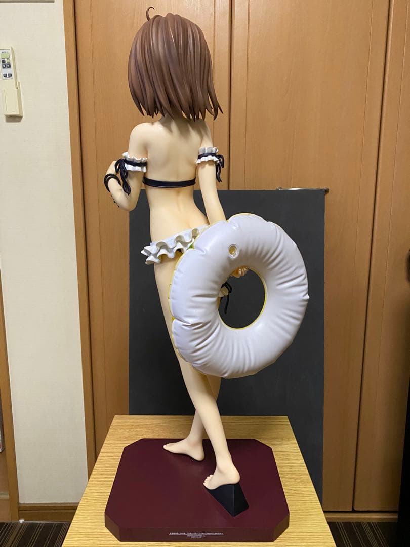 アスキー とある科学の超電磁砲 御坂美琴 水着フィギュア やわらかバスト版