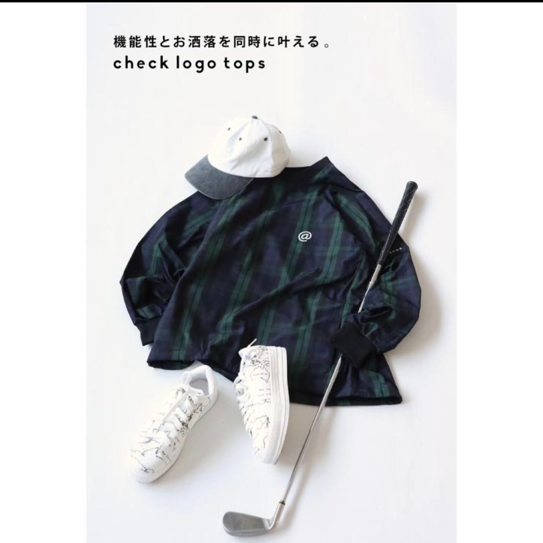 ANTIQUA GOLF×STCH チェックトップス　美品