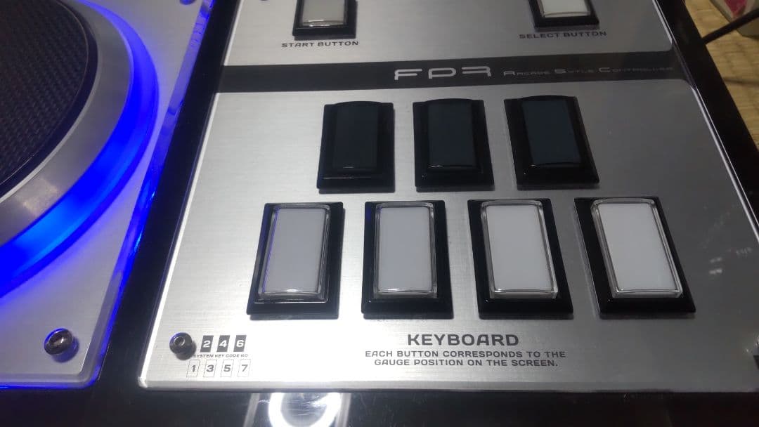 比較的美品 ビートマニア DAO 最新FP7 三和ボタン 静音化 オムロンsw