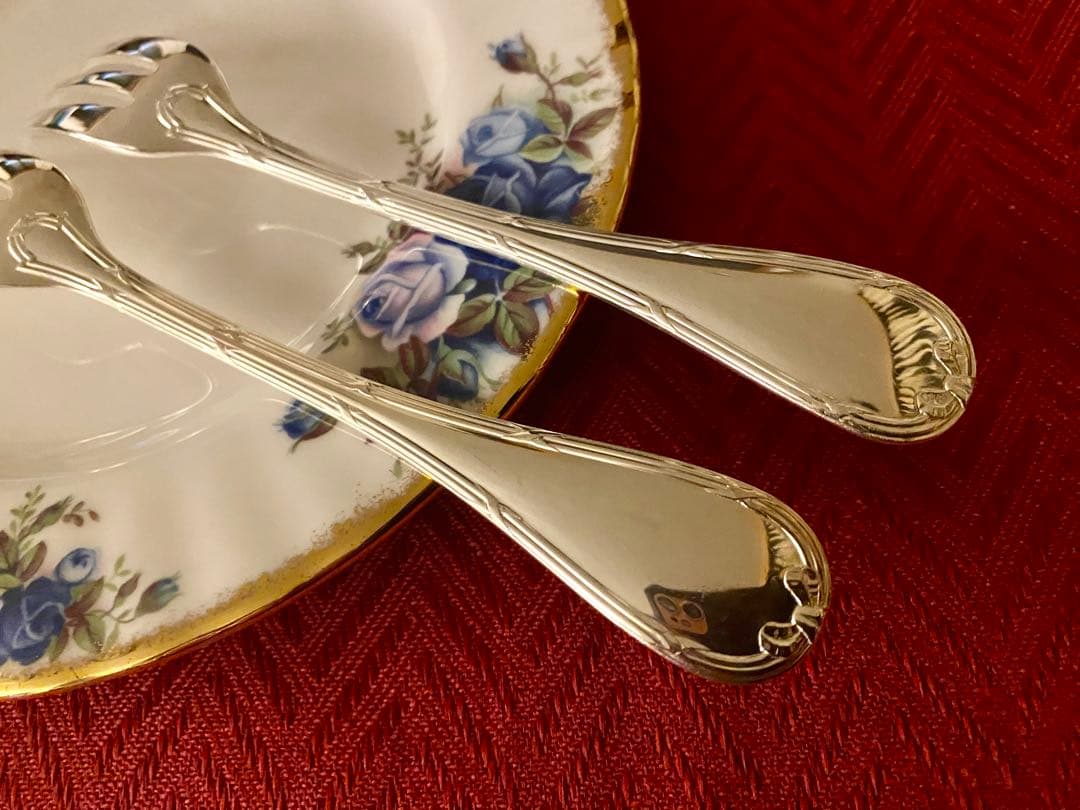 【洋子さま専用商品】クリストフル　リュバン　ケーキフォーク 4本セット