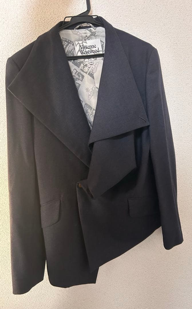 VivienneWestwoodビッグカラードレープジャケット アシメ 44