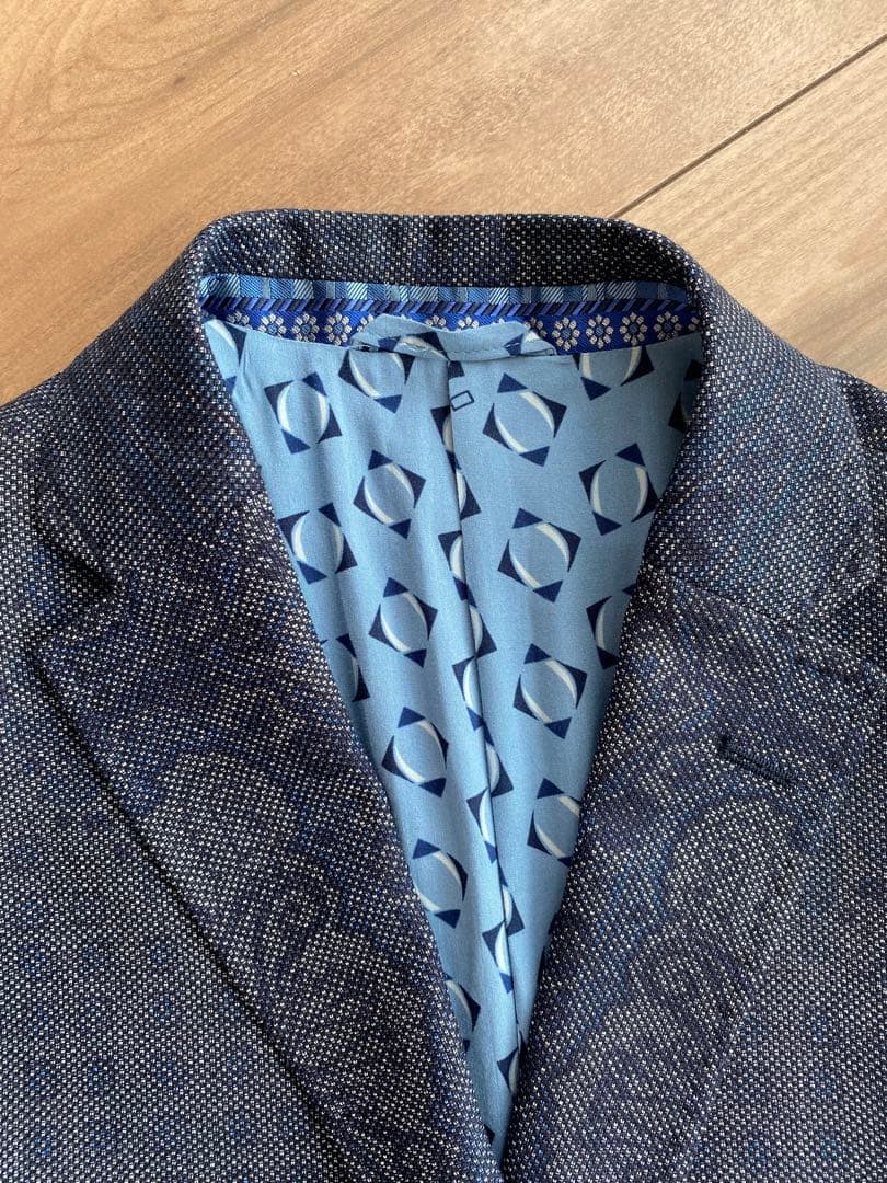 エトロ　テーラードジャケット　グレー