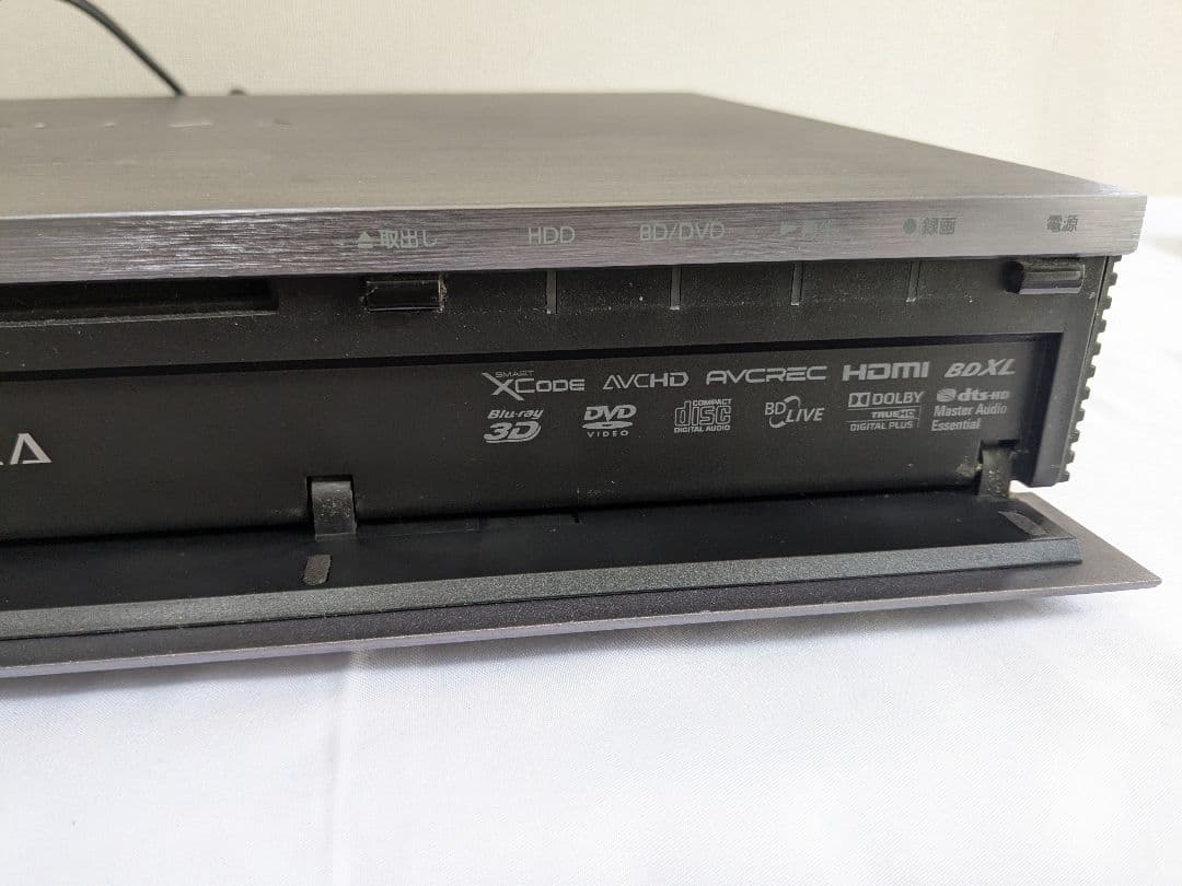 ジャンク品 TOSHIBA REGZA ブルーレイレコーダー DBR-M190