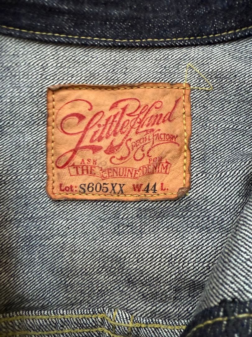入手困難　little hand リトルハンド大戦デニムジャケット44Tバック