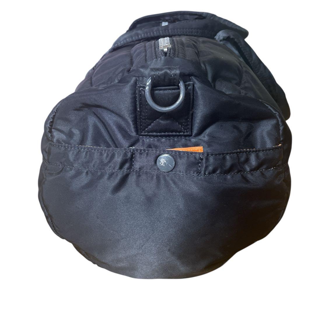 【未使用級】PORTER タンカー 2WAY ボストンバッグ ドラム ブラック