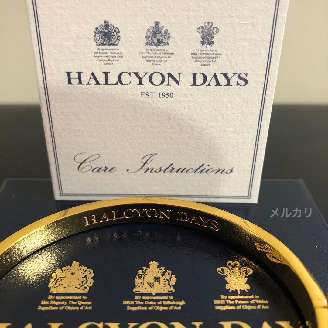 新品　ハルシオンデイズ　クラウン　王冠　クリーム＆ゴールド　スキニー　バングル