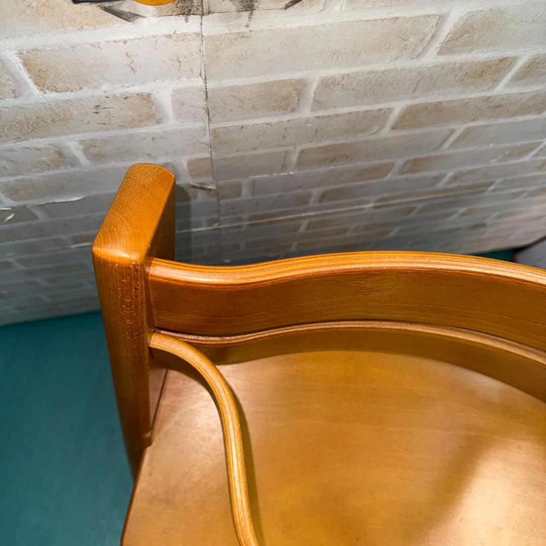 ストッケ　トリップトラップ　旧型　ガード付き　木製　チェア