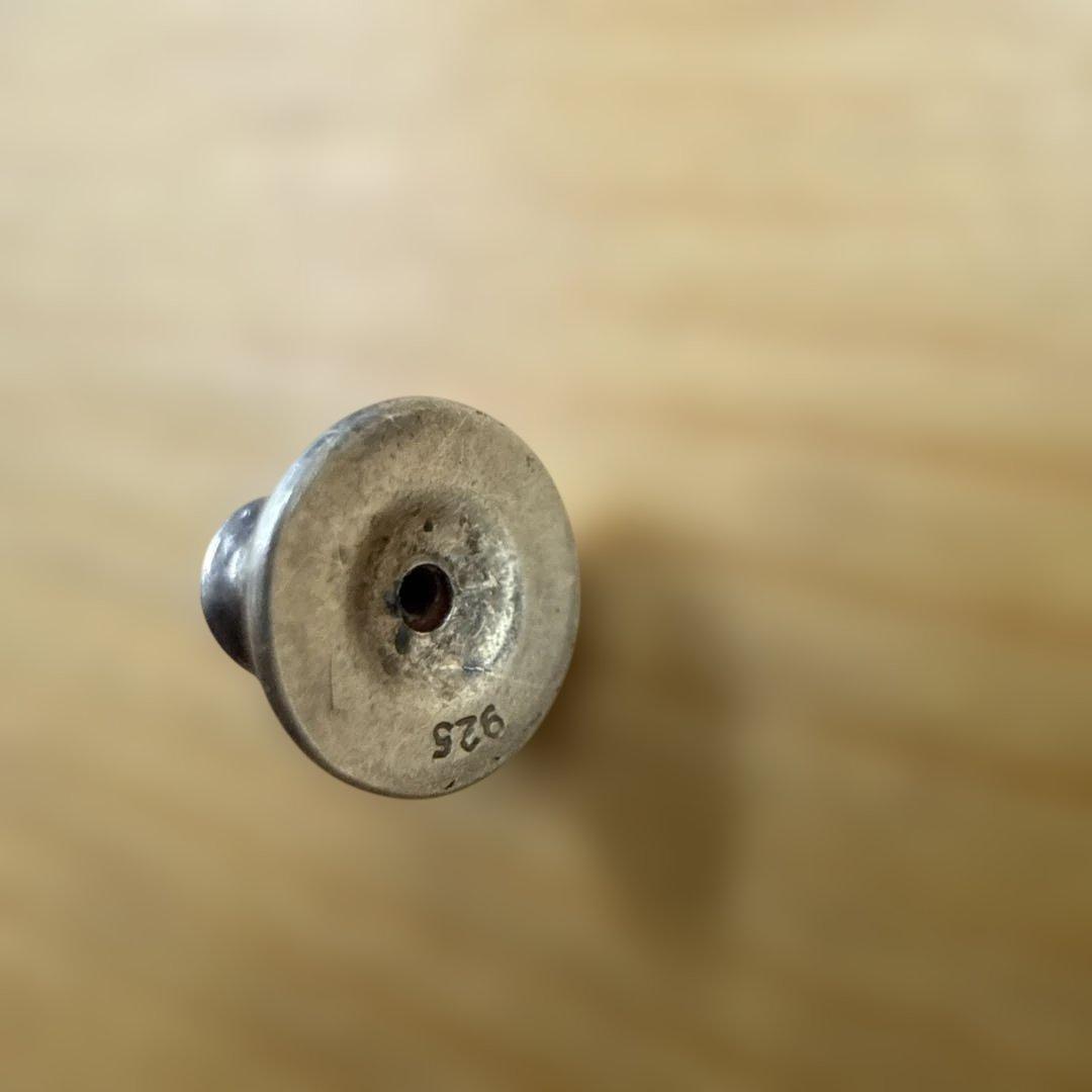 CHROME HEARTS シルバーフープピアス 925 シルバー 両耳用