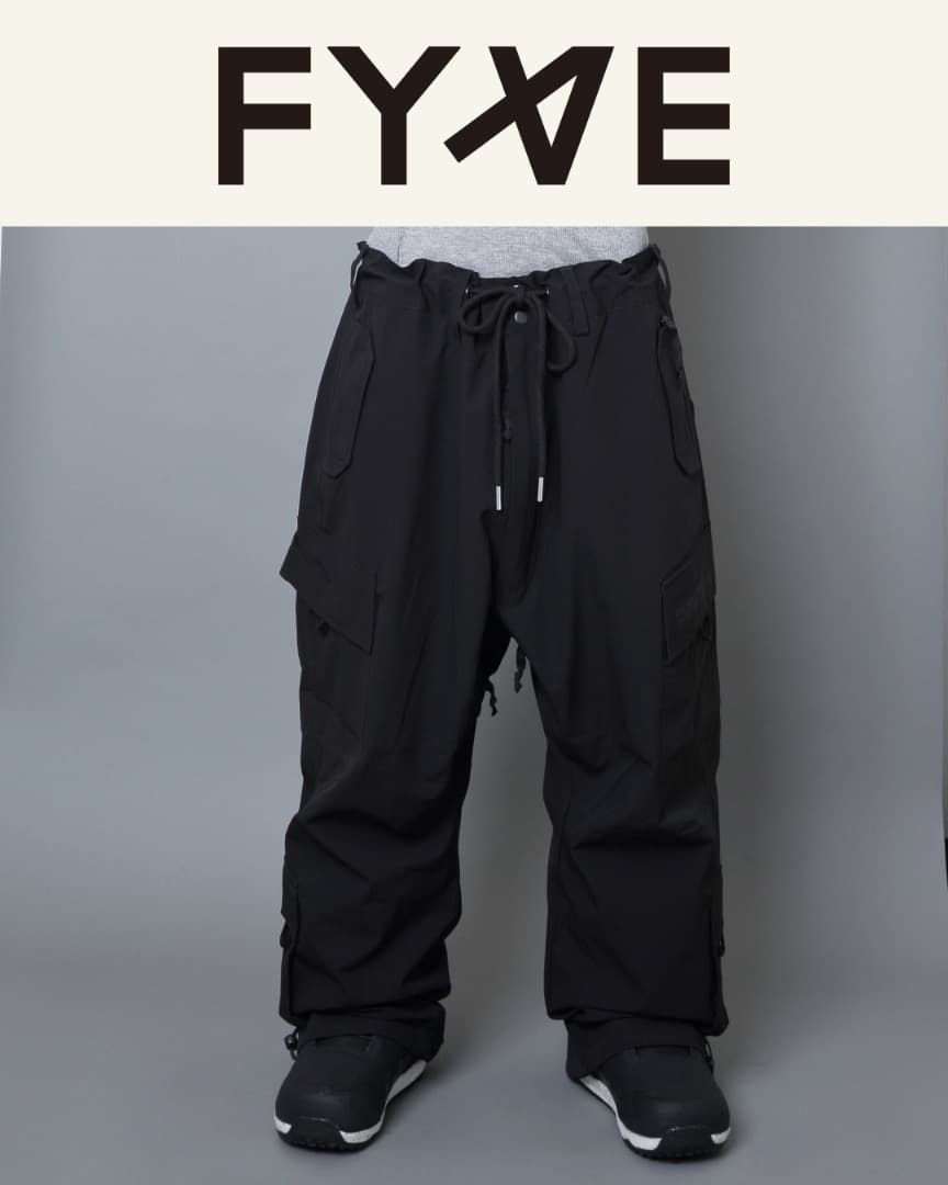 FYVE スノーボードウェア 日本限定 新品 セットアップ ［XL］ブラック