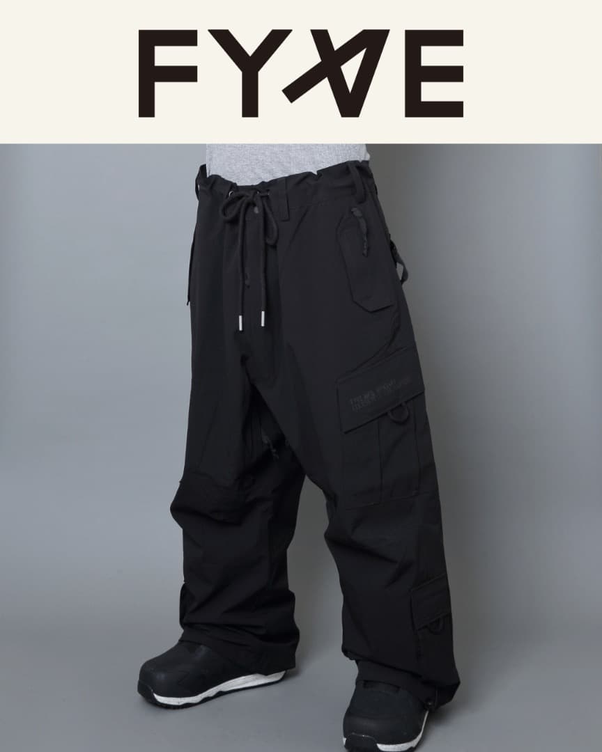 FYVE スノーボードウェア 日本限定 新品 セットアップ ［XL］ブラック
