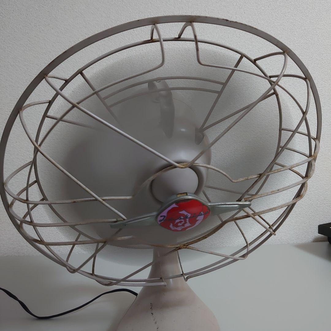 【アンティーク】東芝 4枚羽 金属製　扇風機 エレクトリックファン