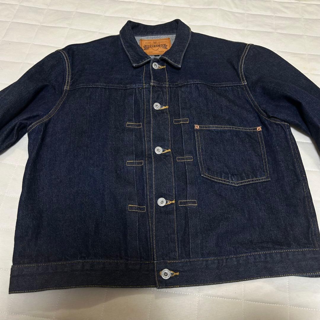 【大戦モデル　赤耳】DENIM JACKET 1st 濃紺　PERFECTO L