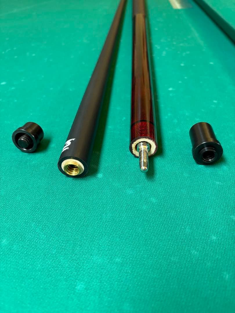 ビリヤードキューエクステンション付き　ユニロックジョイント「プレデターではない」
