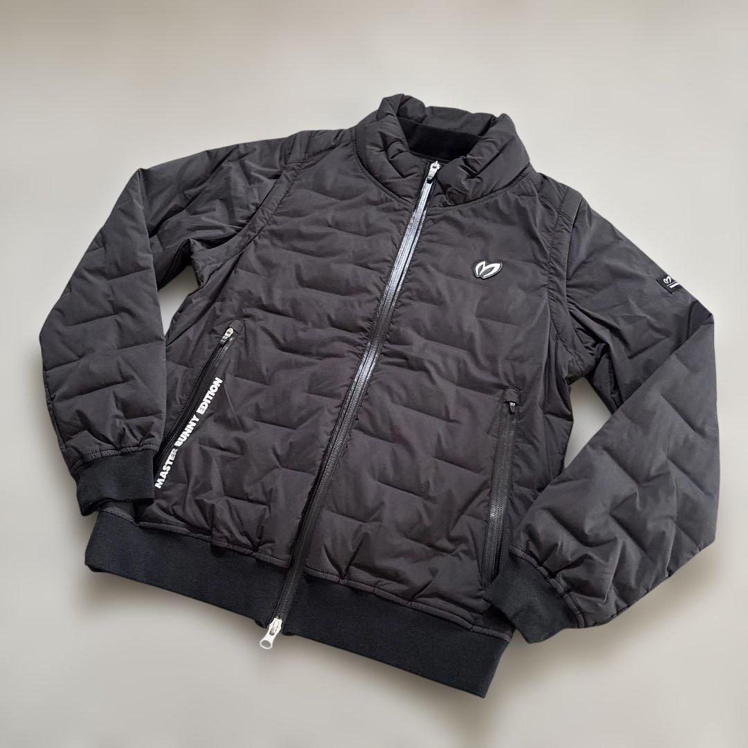 【美品】マスターバニー♪ダウンジャケット[ベスト変更可]ブラック 0