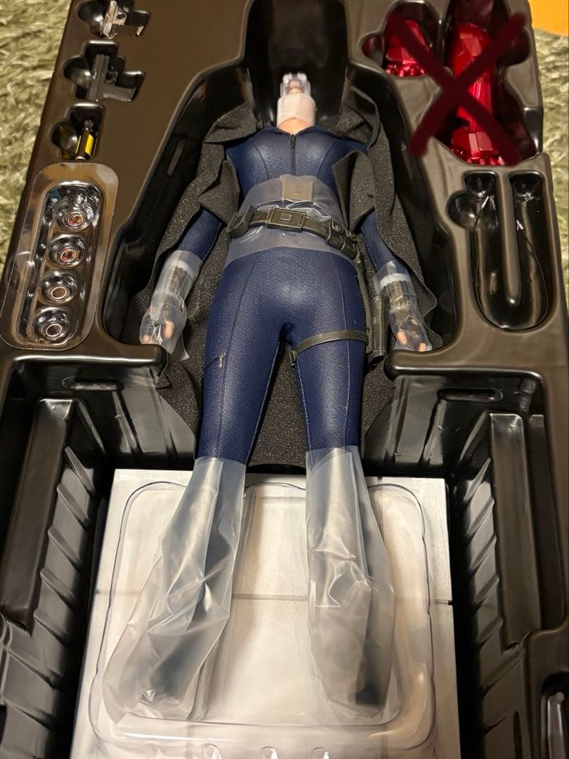 s*6様 ホットトイズ アルチザン アイアンマン2 1/6 ブラック・ウィドウ