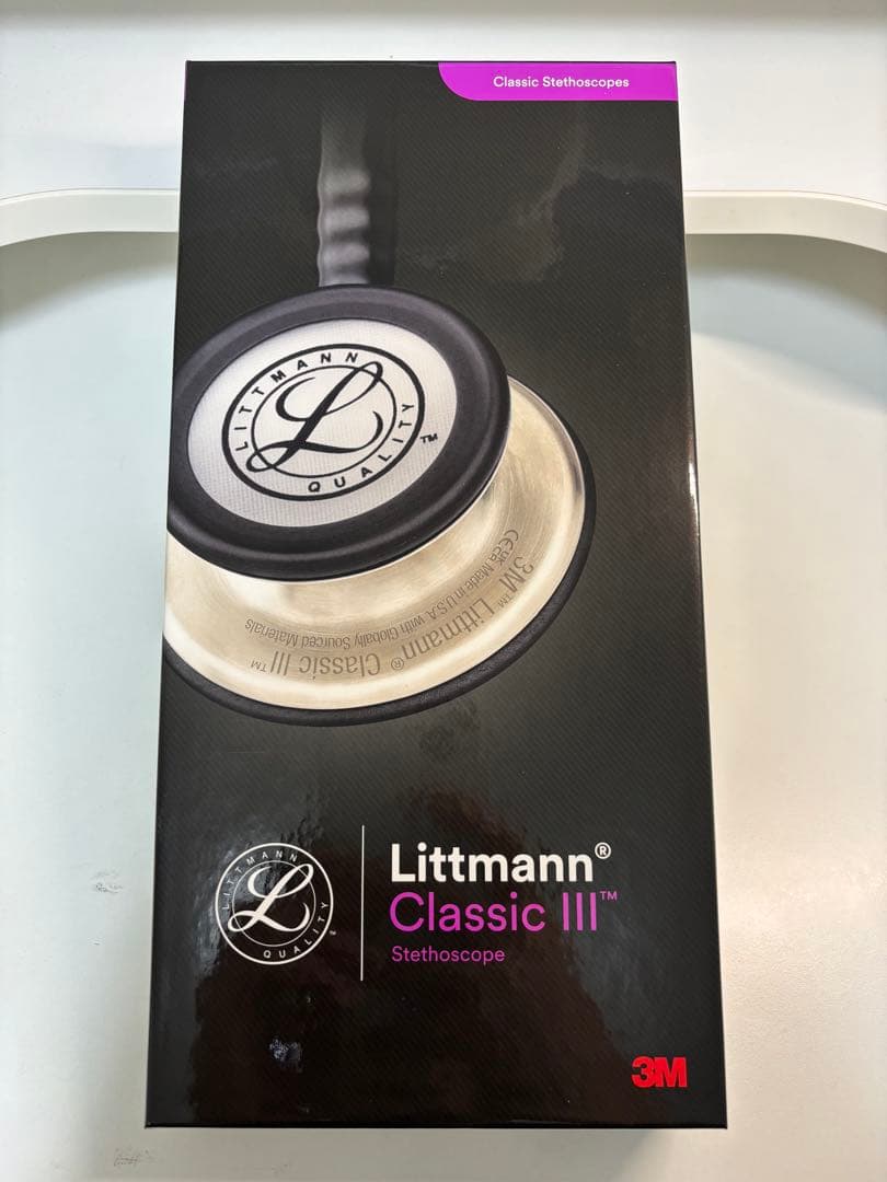 #新品　Littmann Classic III 聴診器 グレー 27インチ