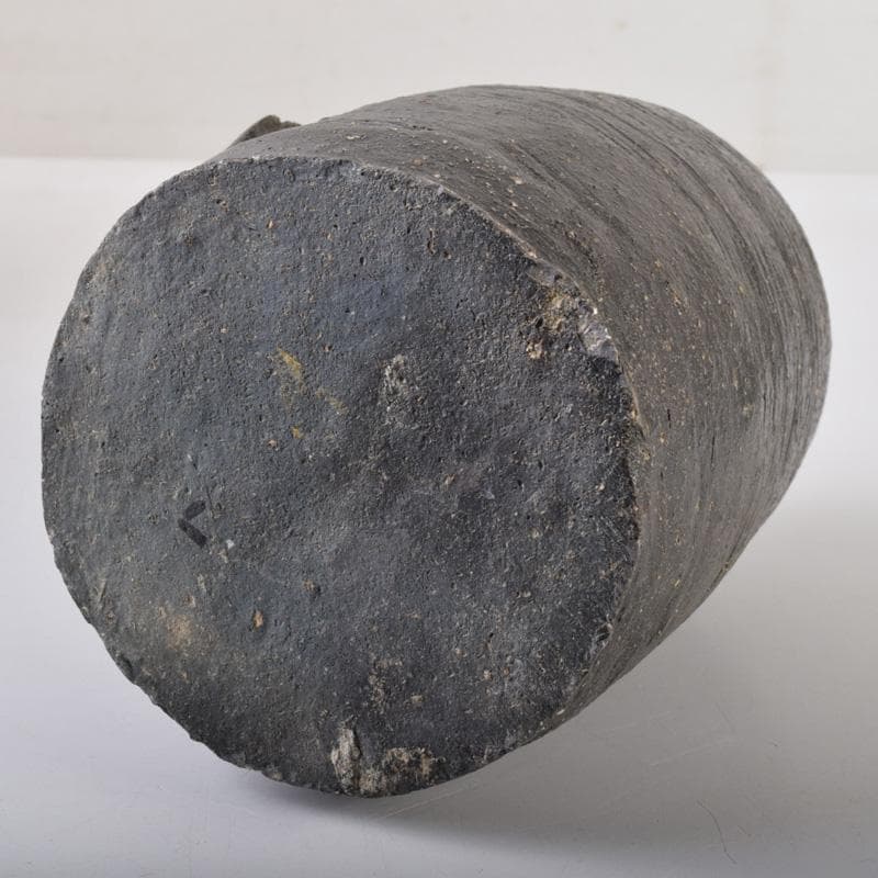 朝鮮美術　須恵器　新羅土器　新羅無細土　壷　時代箱付　C　8040A