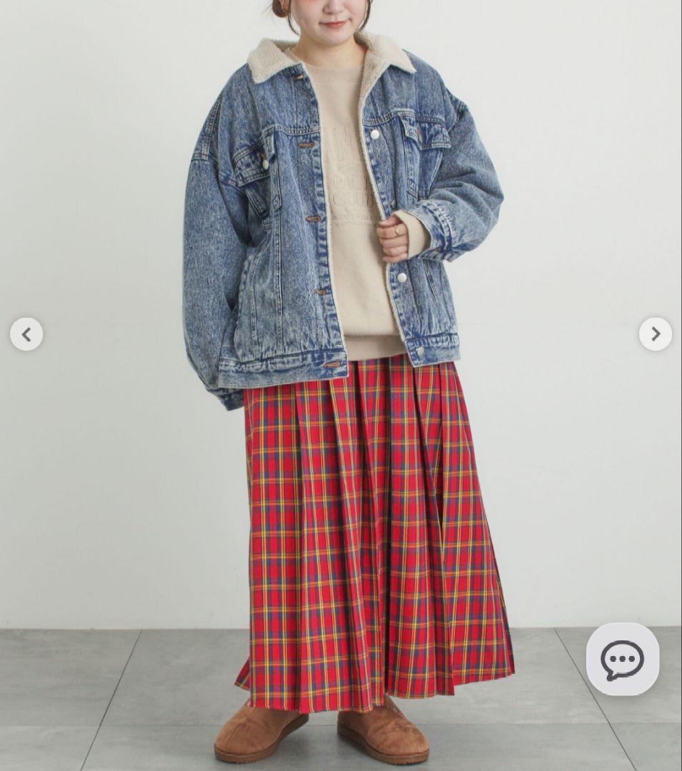 デニムボアジャケット　ボアジャケット　デニムジャケット　デニムボア