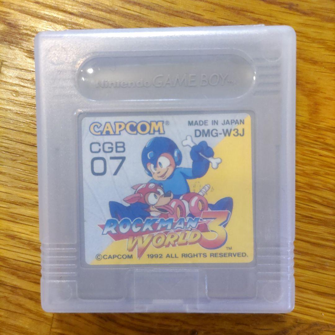 【美品】ロックマンワールド3 取扱説明書付き