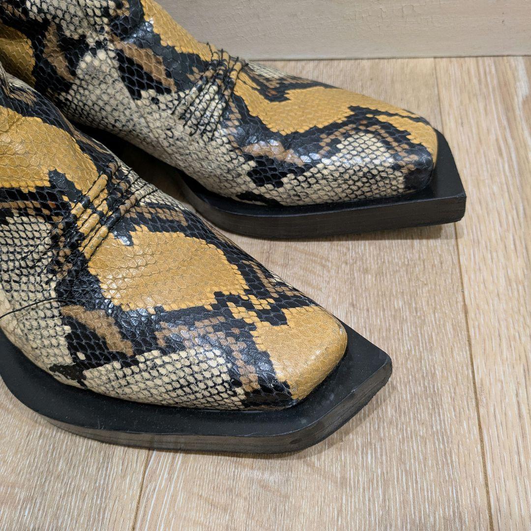 1017 ALYX 9SM パイソン型押し バッグジップ ブーツ size41