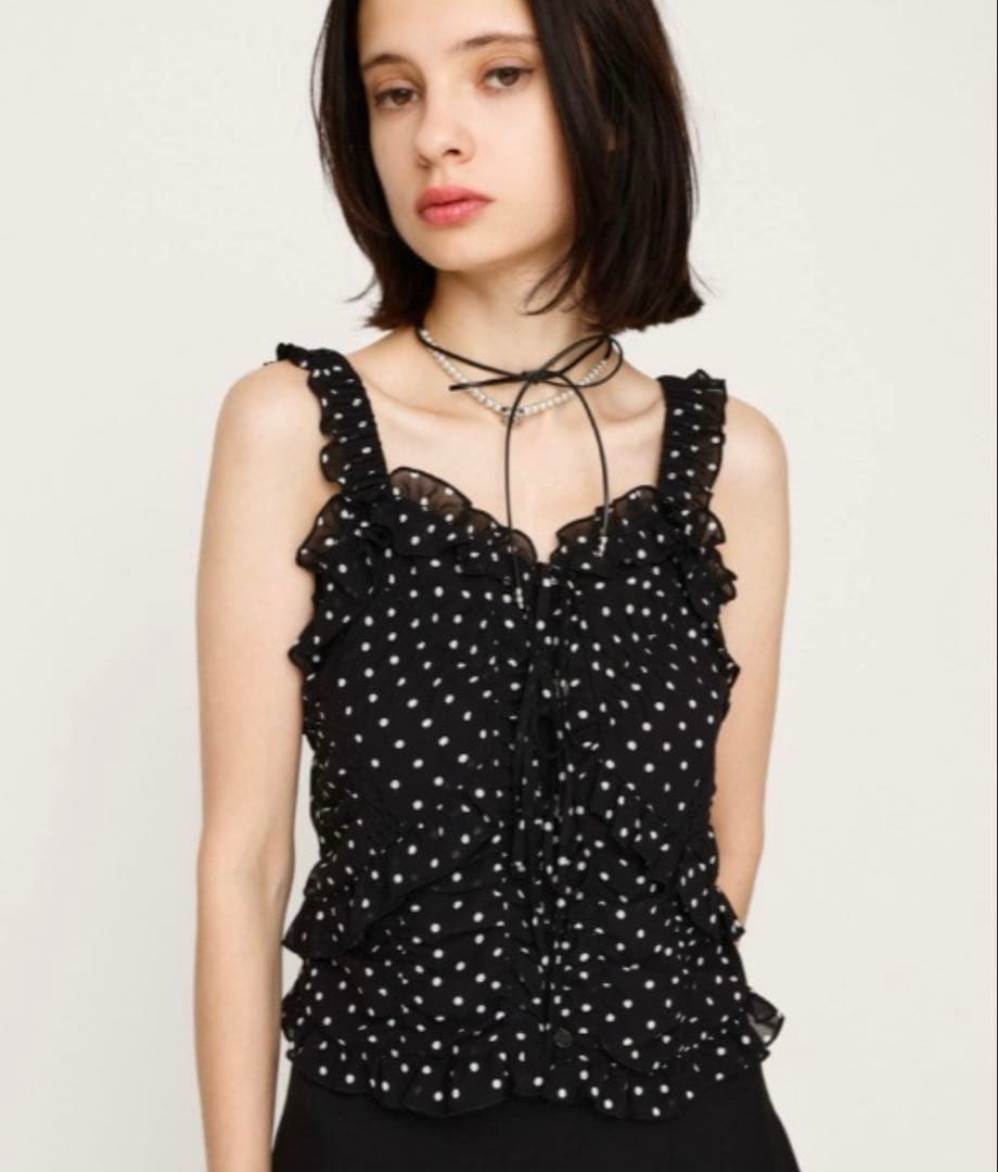 タグ付き未使用 SLY SHEER SQUEEZE CAMI TOPS