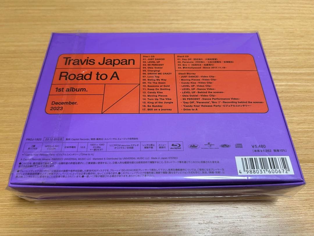 Travis Japan 【Road to A】FC限定盤