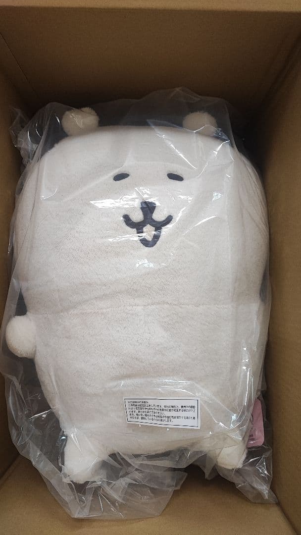 【未使用】ナガノくじ A賞 E賞 もっちり特大 ぬいぐるみ おかおバッジ セット