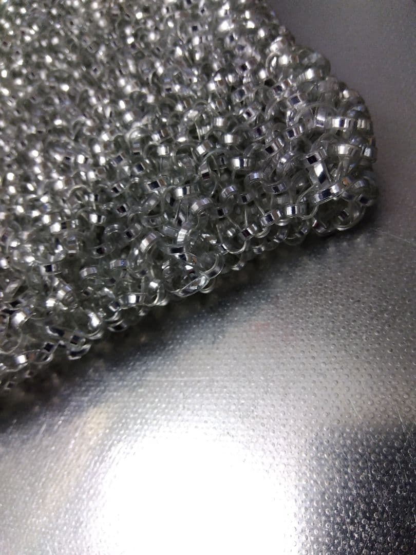 極美品アンテプリマ ワイヤーバッグ スタンダード スクエアラージ シルバー