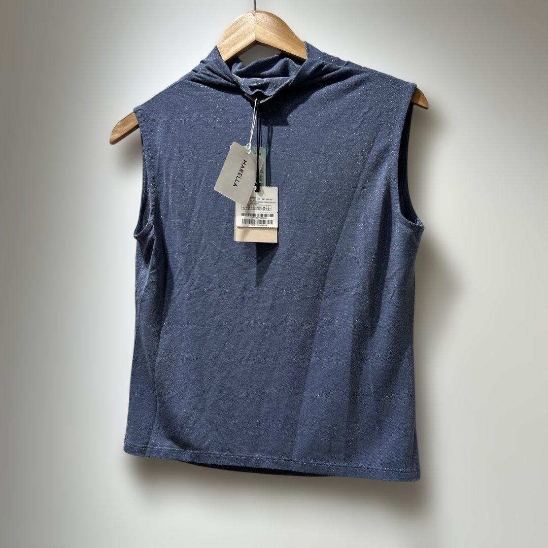 MARELLA マレーラ セットアップ 新品未使用タグ付き 淡ブルーラメ