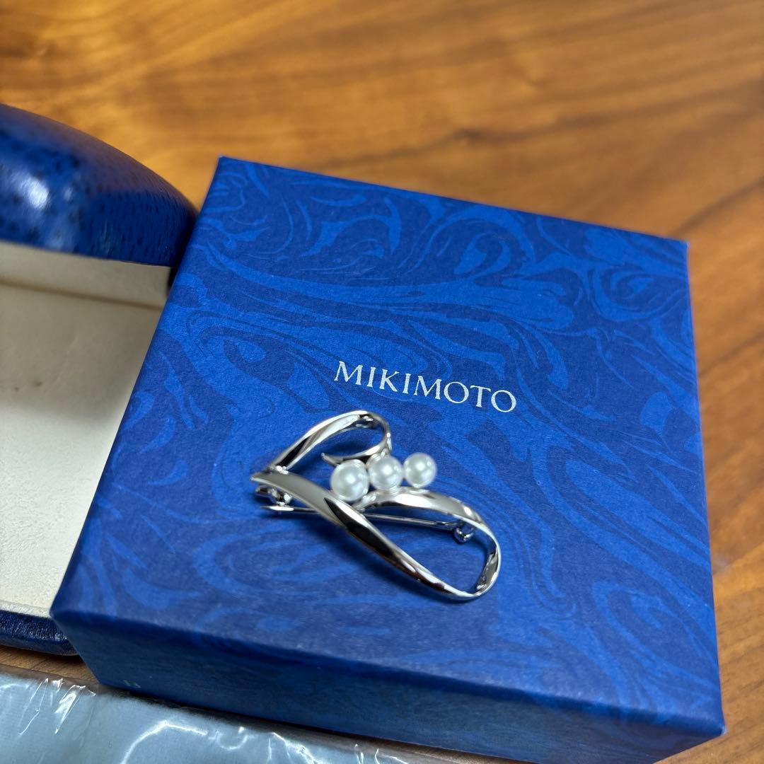 MIKIMOTO パールブローチ シルバー