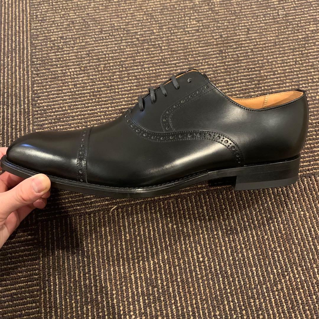 新品 REGAL リーガル ビジネスシューズ/122R/ストレートチップ/黒