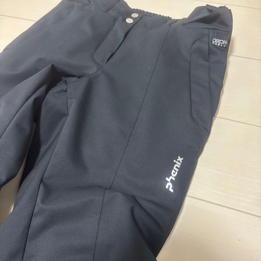 フェニックス レディーススキーウェア上下セット ピンク ブラック ファー